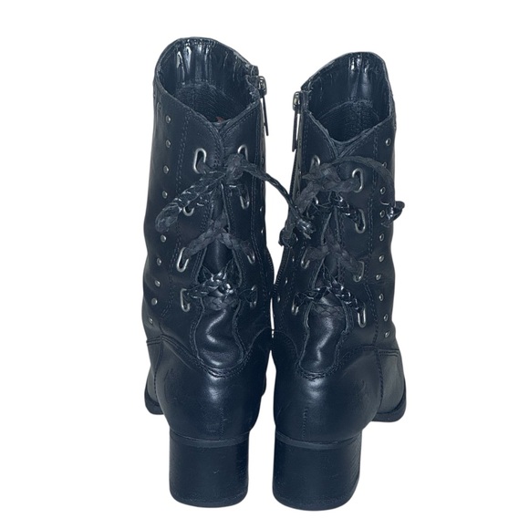 Harley-Davidson Leather Studded Biker Boots Size 6.5 - Picture 10 of 10